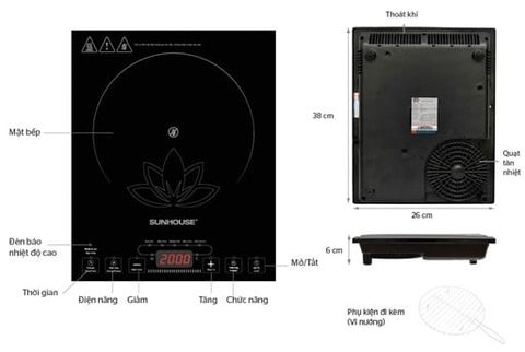 Lắp đặt Bếp hồng ngoại Sunhouse SHD6013KB – ảnh 7