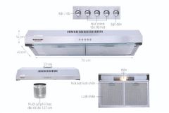 Hút mùi kính thẳng Sunhouse SHB6115I-EC ảnh 6