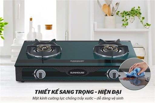 Bếp gas dương kính Sunhouse SHB3339-SG – ảnh 5