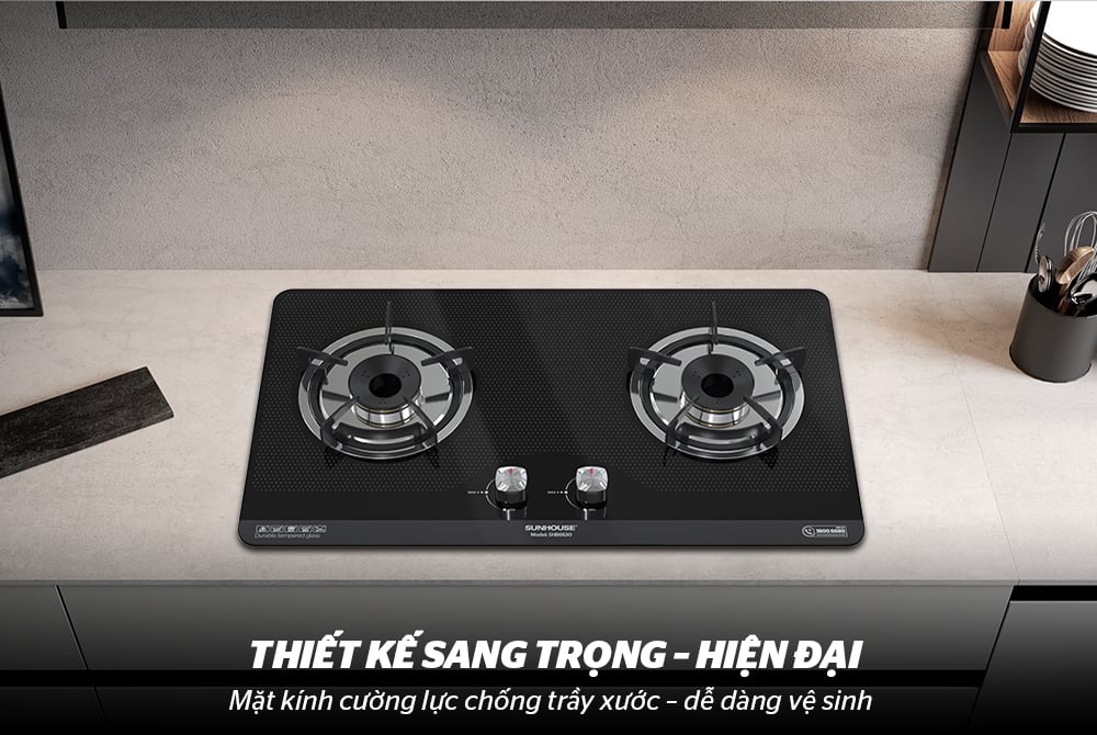 Bếp gas âm kính Sunhouse SHB6630 – ảnh 7