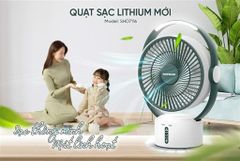 Quạt sạc Sunhouse SHD7116 ảnh 7