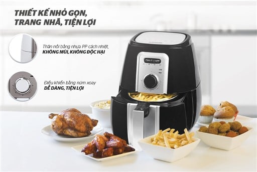 Nồi chiên không dầu 3L Sunhouse SHD4025B – ảnh 8