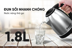 Ấm siêu tốc inox 1.8L baretti BRD184 ảnh 7