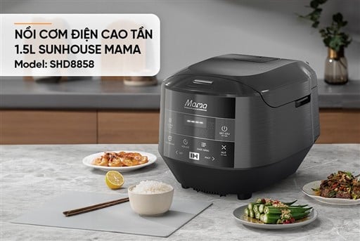 Nồi cơm điện cao tần 1.5L Sunhouse Mama SHD8858 – ảnh 8