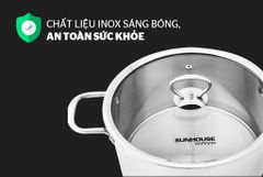 Bộ nồi inox 5 đáy Sunhouse Mama SH784 ảnh 4