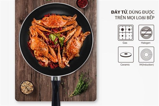 Chảo sâu chống dính đa năng đáy từ Sunhouse SHG1230HM – ảnh 2