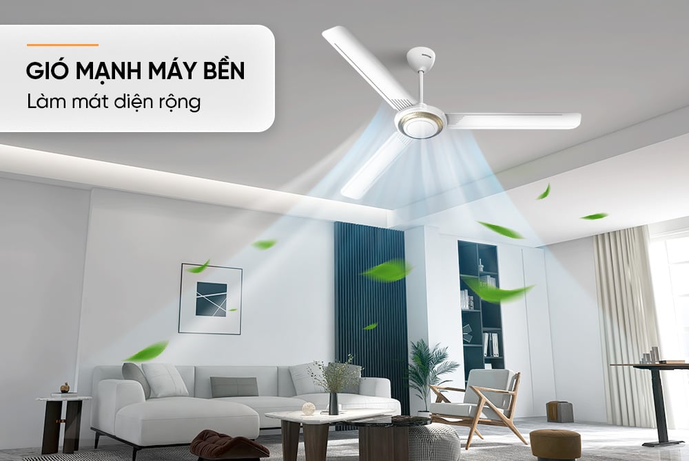 Quạt trần Sunhouse 3 cánh SHD7658 – ảnh 4