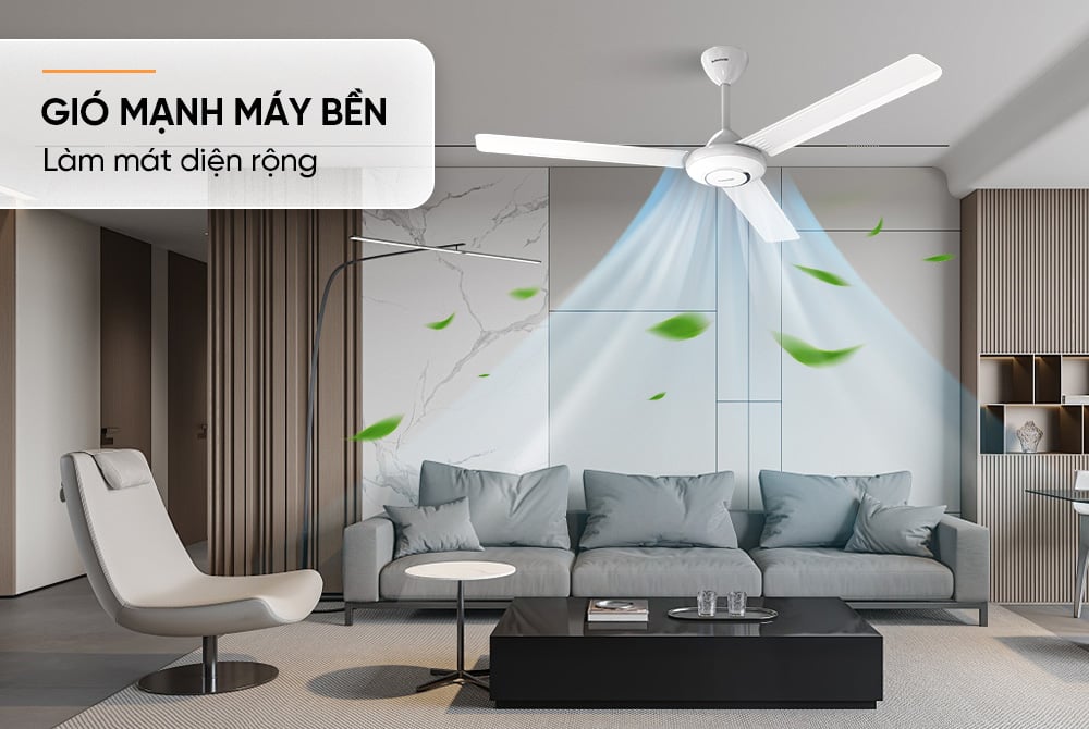 Quạt trần Sunhouse 3 cánh SHD7657 – ảnh 4