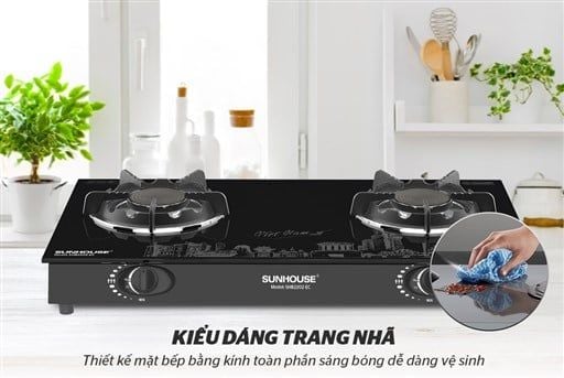 Bếp gas hồng ngoại Sunhouse SHB2202-EC chính hãng Bếp gas hồng ngoại Sunhouse SHB2202-EC chính hãng