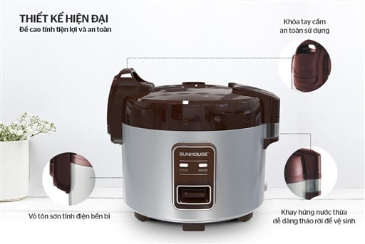 Nồi cơm điện 3.6L Sunhouse SHD8307 – ảnh 2