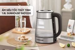 Ấm siêu tốc thủy tinh 1.8L Sunhouse SHD1220 ảnh 6