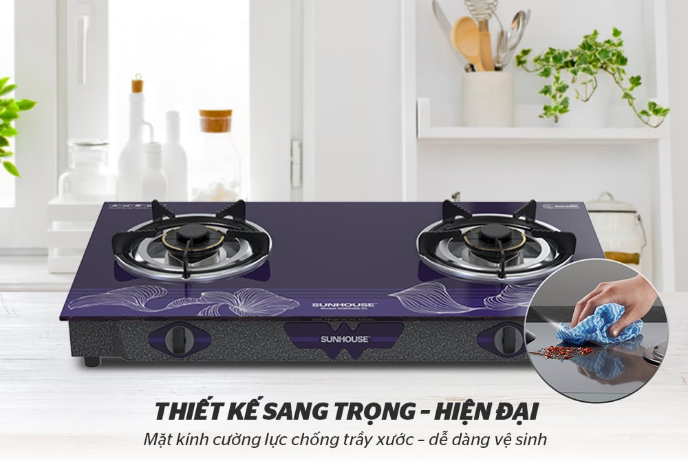 Bếp gas dương kính Sunhouse SHB3088-SG – ảnh 7