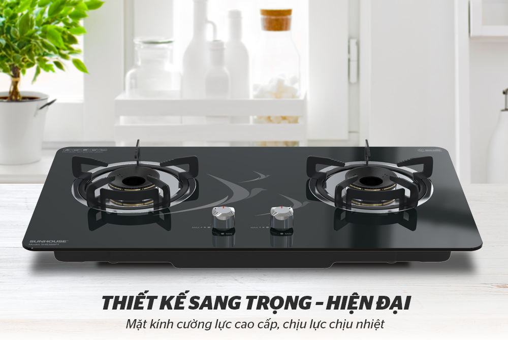 Bếp gas âm kính Sunhouse SHB388PT – ảnh 7