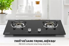 Bếp gas âm kính Sunhouse SHB507-MT ảnh 2