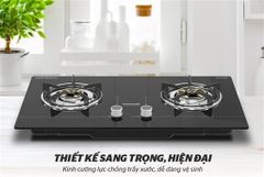 Bếp gas âm kính Sunhouse SHB5525-SG ảnh 2