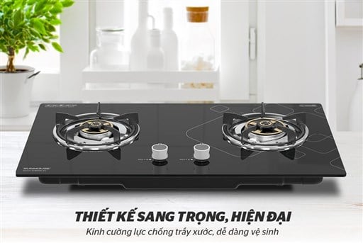 Bếp gas âm kính Sunhouse SHB5515-SG – ảnh 2