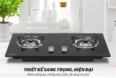 Bếp gas âm kính Sunhouse SHB5515-SG ảnh 2
