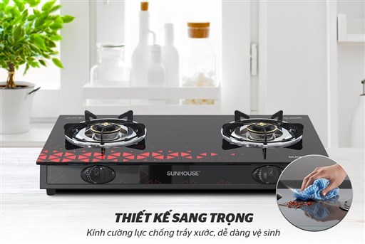 Bếp gas dương kính Sunhouse SHB3068SG – ảnh 2