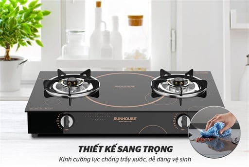Bếp gas dương kính Sunhouse SHB307-MT – ảnh 2