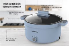 Lẩu điện 3.5L Sunhouse SHD4528 ảnh 2