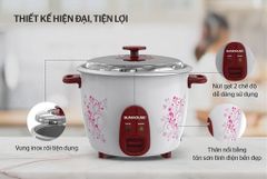 Nồi cơm điện 1.8 l Sunhouse SHD8126 ảnh 6