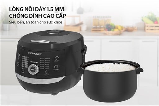 Nồi cơm điện tử 1.8L Sunhouse SHD8911 – ảnh 6