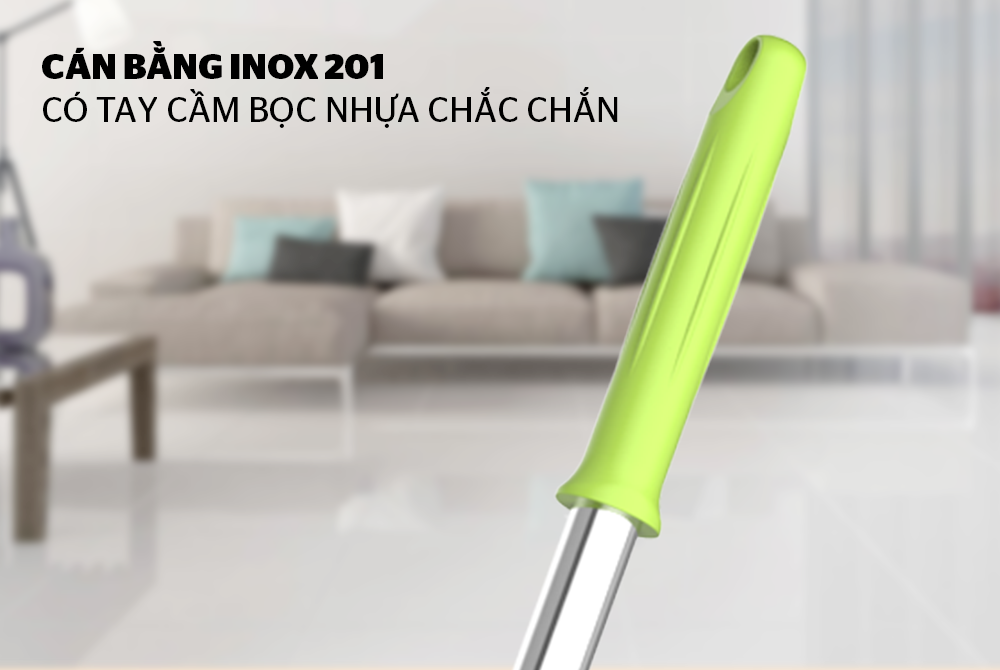 Bộ lau nhà xoay 360 độ Sunhouse thế hệ mới KS-CL260PG – ảnh 6