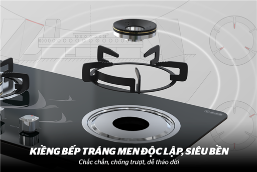 Bếp gas âm kính Sunhouse SHB388PT – ảnh 5