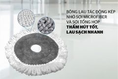 Cây lau nhà xoay 360 độ Sunhouse thế hệ mới KS-MO260IG ảnh 3