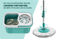 Bộ lau nhà xoay 360 độ Sunhouse KS-CL330S ảnh 4