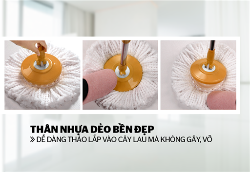 Bông lau nhà microfiber xoay 360 độ Sunhouse KS-CO330M – ảnh 2