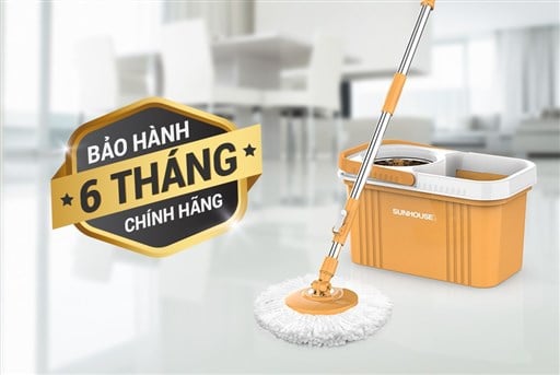 Bộ lau nhà xoay 360 độ Sunhouse KS-CL350PO – ảnh 4
