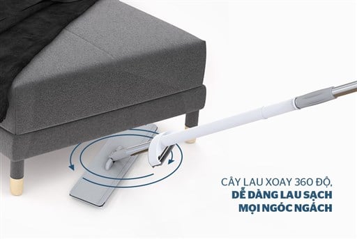 Cây lau nhà tự vắt đa năng Sunhouse KS-MO3211PW – ảnh 3