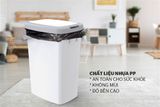  Thùng rác chữ nhật nắp bấm Sunhouse KS-TR12LP 