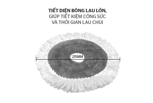 Bông lau nhà xoay 360 độ Sunhouse thế hệ mới KS-CO260S – ảnh 4