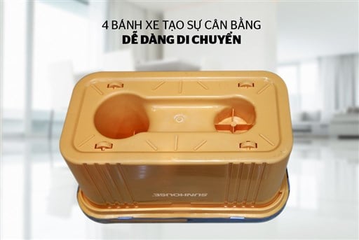 Bộ lau nhà xoay 360 độ Sunhouse KS-CL350PO – ảnh 6