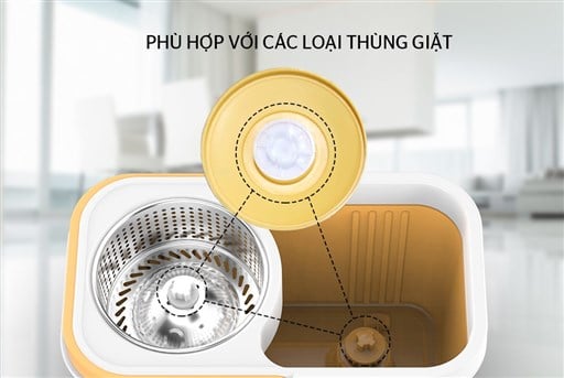 Bộ lau nhà xoay 360 độ Sunhouse KS-CL350PO – ảnh 7