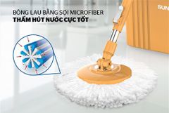 Bộ lau nhà xoay 360 độ Sunhouse KS-CL350PO ảnh 2