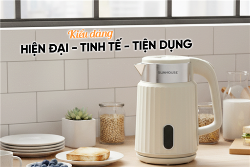 Ấm siêu tốc inox 2 lớp 2L Sunhouse SHD1393 – ảnh 8