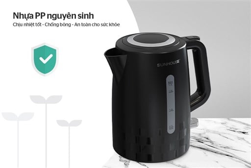 Ấm siêu tốc nhựa 1.7L Sunhouse SHD1306 – ảnh 3