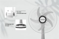Quạt sạc Sunhouse SHD7223 ảnh 3