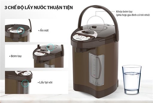 Bình thủy điện 3.5 l Sunhouse SHD1535C – ảnh 3