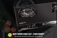 Bếp gas dương kính Sunhouse SHB206MT ảnh 3