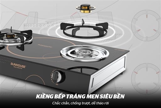 Bếp gas dương kính Sunhouse SHB307-MT – ảnh 3