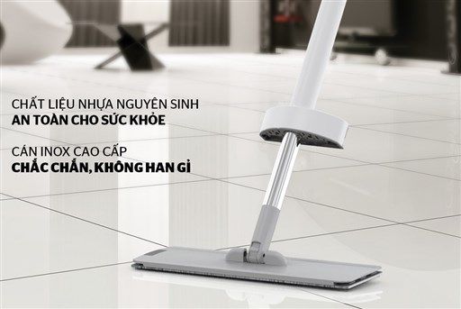 Cây lau nhà tự vắt đa năng Sunhouse KS-MO3211PW