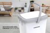 Thùng rác chữ nhật nắp bấm Sunhouse KS-TR12LP