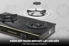 Bếp gas dương kính Sunhouse SHB628PT ảnh 8