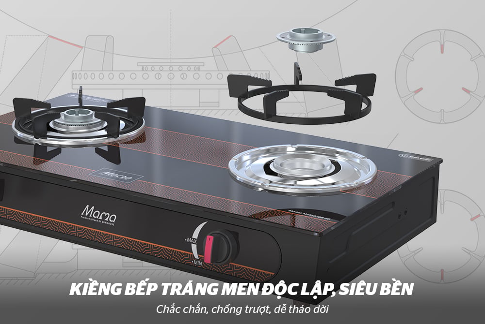 Bếp gas dương kính Sunhouse Mama MMB0788-SG – ảnh 8