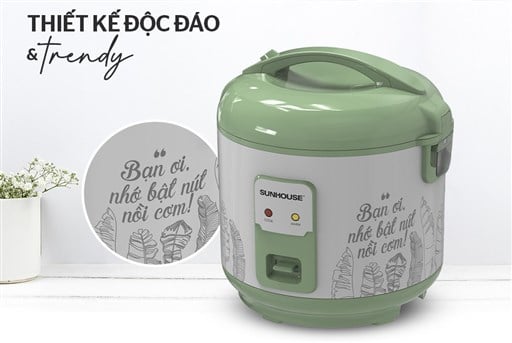 Nồi cơm điện 1.8L Sunhouse SHD8621 – ảnh 2