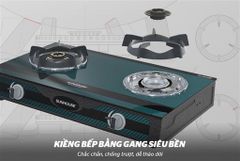 Bếp gas dương kính Sunhouse SHB3339-SG ảnh 2